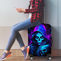Witch Skull Luggage Cover The Good Girl In Me Got Tired Of The Bullshit - Wonder Print Shop