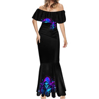 Witch Skull Mermaid Dress The Good Girl In Me Got Tired Of The Bullshit - Wonder Print Shop