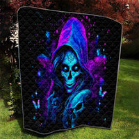 Witch Skull Quilt The Good Girl In Me Got Tired Of The Bullshit - Wonder Print Shop