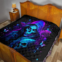 Witch Skull Quilt The Good Girl In Me Got Tired Of The Bullshit - Wonder Print Shop