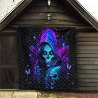 Witch Skull Quilt The Good Girl In Me Got Tired Of The Bullshit - Wonder Print Shop