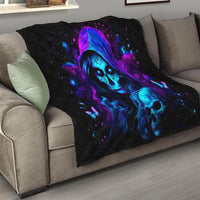 Witch Skull Quilt The Good Girl In Me Got Tired Of The Bullshit - Wonder Print Shop