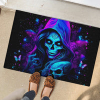 Witch Skull Rubber Doormat The Good Girl In Me Got Tired Of The Bullshit - Wonder Print Shop