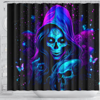 Witch Skull Shower Curtain The Good Girl In Me Got Tired Of The Bullshit