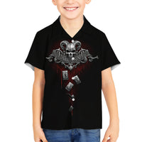 Skull Hawaiian Shirt Death Reaper Arcana - Wonder Print Shop