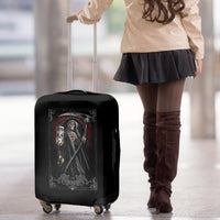 Skull Luggage Cover Death Reaper Arcana - Wonder Print Shop