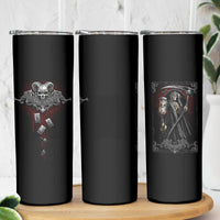 Skull Skinny Tumbler Death Reaper Arcana - Wonder Print Shop