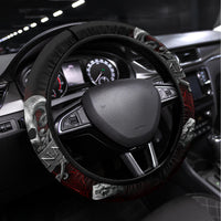 Skull Steering Wheel Cover Death Reaper Arcana - Wonder Print Shop