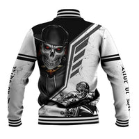 Skull Baseball Jacket Riding Motocycle - Wonder Print Shop