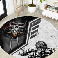 skull-round-carpet-riding-motocycle