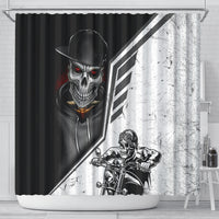 skull-shower-curtain-riding-motocycle