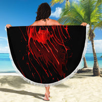 Skull Beach Blanket Bloody Skull Scream - Wonder Print Shop