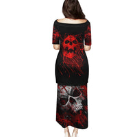 Skull Puletasi Bloody Skull Scream - Wonder Print Shop