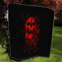 Skull Quilt Bloody Skull Scream - Wonder Print Shop
