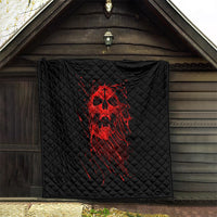 Skull Quilt Bloody Skull Scream - Wonder Print Shop