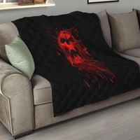 Skull Quilt Bloody Skull Scream - Wonder Print Shop