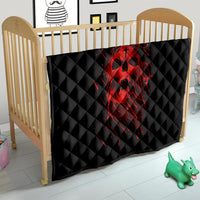 Skull Quilt Bloody Skull Scream - Wonder Print Shop