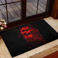Skull Rubber Doormat Bloody Skull Scream - Wonder Print Shop