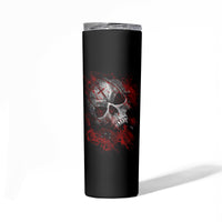 Skull Skinny Tumbler Bloody Skull Scream - Wonder Print Shop
