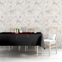 Skull Tablecloth Bloody Skull Scream - Wonder Print Shop