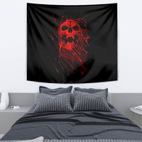 Skull Tapestry Bloody Skull Scream - Wonder Print Shop