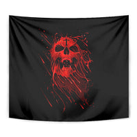Skull Tapestry Bloody Skull Scream - Wonder Print Shop