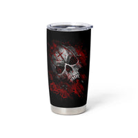 Skull Tumbler Cup Bloody Skull Scream - Wonder Print Shop