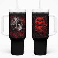 Skull Tumbler With Handle Bloody Skull Scream - Wonder Print Shop