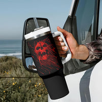 Skull Tumbler With Handle Bloody Skull Scream - Wonder Print Shop
