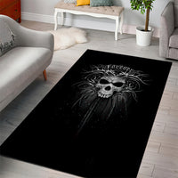 Skull Area Rug Skull Death Forever - Wonder Print Shop