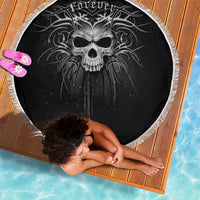 Skull Beach Blanket Skull Death Forever - Wonder Print Shop