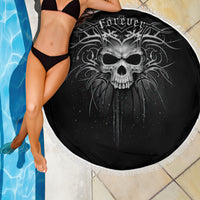 Skull Beach Blanket Skull Death Forever - Wonder Print Shop