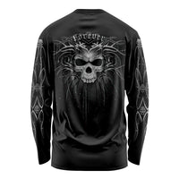 Skull Long Sleeve Shirt Skull Death Forever - Wonder Print Shop