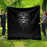 Skull Quilt Skull Death Forever - Wonder Print Shop