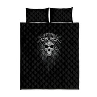 Skull Quilt Bed Set Skull Death Forever - Wonder Print Shop