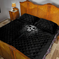 Skull Quilt Bed Set Skull Death Forever - Wonder Print Shop