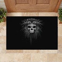 Skull Rubber Doormat Skull Death Forever - Wonder Print Shop