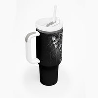 Skull Tumbler With Handle Skull Death Forever - Wonder Print Shop