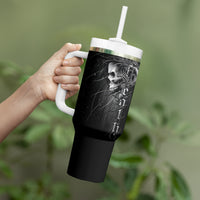 Skull Tumbler With Handle Skull Death Forever - Wonder Print Shop