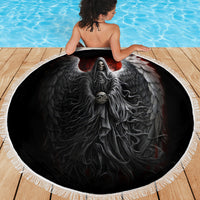 Skull Beach Blanket Death Angel Hold Skull - Wonder Print Shop