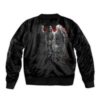 Skull Bomber Jacket Death Angel Hold Skull - Wonder Print Shop
