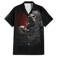 Skull Hawaiian Shirt Death Angel Hold Skull - Wonder Print Shop