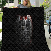 Skull Quilt Death Angel Hold Skull - Wonder Print Shop