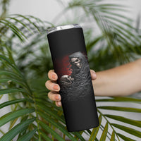 Skull Skinny Tumbler Death Angel Hold Skull - Wonder Print Shop