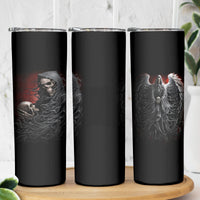 Skull Skinny Tumbler Death Angel Hold Skull - Wonder Print Shop