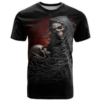 Skull T Shirt Death Angel Hold Skull - Wonder Print Shop