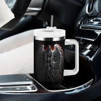 Skull Tumbler With Handle Death Angel Hold Skull - Wonder Print Shop