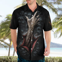 Skull Hawaiian Shirt Skeleton Ripped inside - Wonder Print Shop