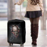 Skull Luggage Cover Skeleton Ripped inside - Wonder Print Shop