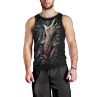 Skull Men Tank Top Skeleton Ripped inside DT01